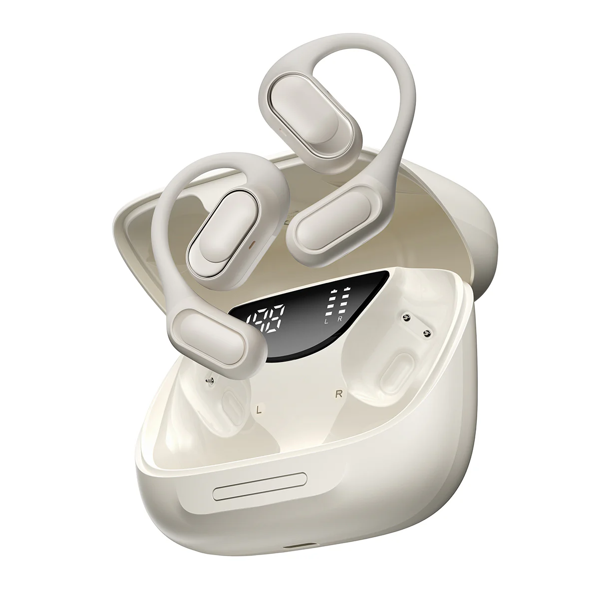 Blackview AirBuds 200 IP68 Wasserdichte AI-betriebene ENC Bluetooth 5.4 Open-Ear OWS-Ohrhörer