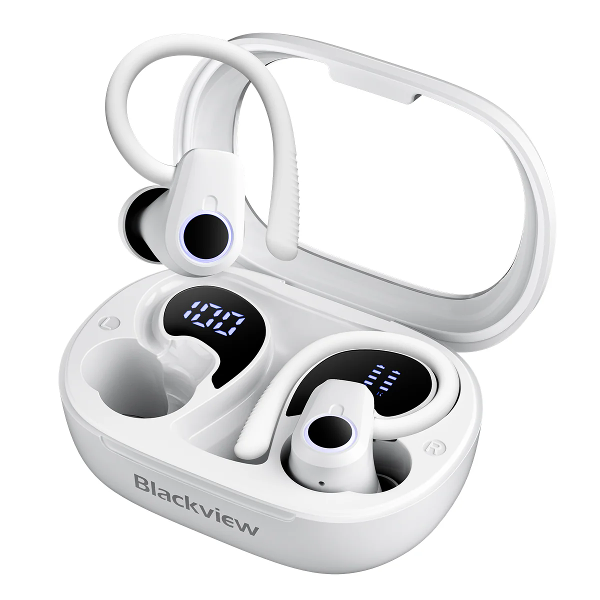 Blackview AirBuds 60 IPX4 wasserdichte Bluetooth 5.3 Halb-In-Ear-TWS-Ohrhörer mit Ohrbügeln - Image 10