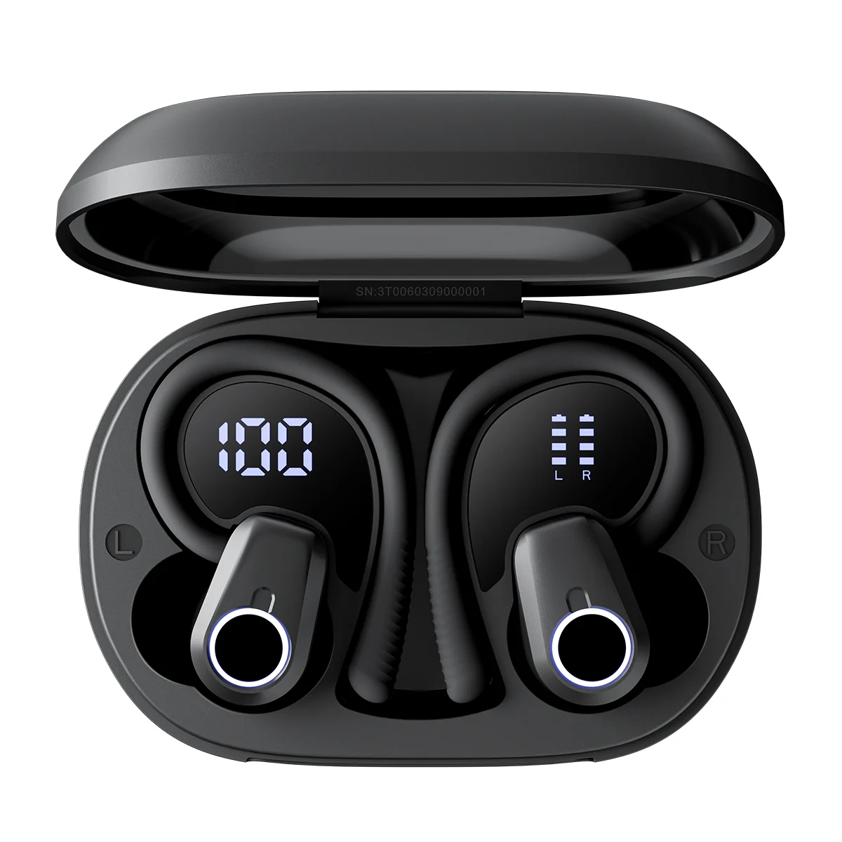 Blackview AirBuds 60 IPX4 wasserdichte Bluetooth 5.3 Halb-In-Ear-TWS-Ohrhörer mit Ohrbügeln - Image 2