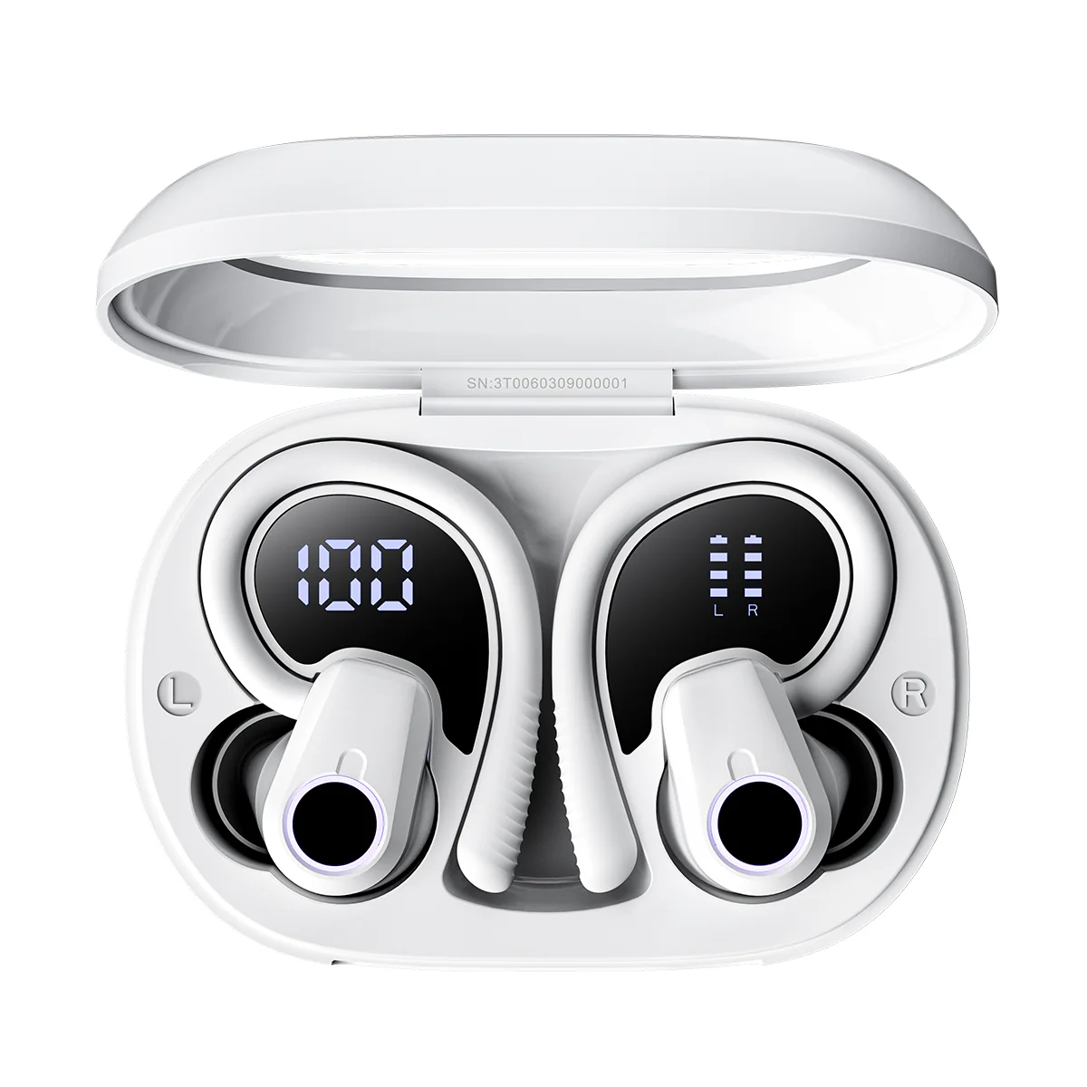 Blackview AirBuds 60 IPX4 wasserdichte Bluetooth 5.3 Halb-In-Ear-TWS-Ohrhörer mit Ohrbügeln - Image 8
