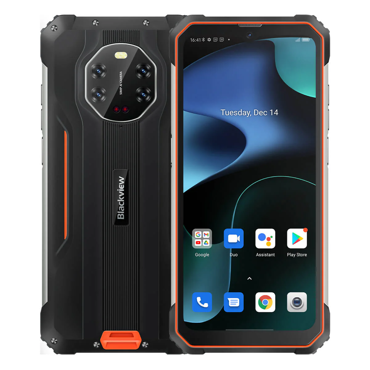 Blackview BV8800 50MP 6,58" 8+128GB IR-Nachtsichtkamera 90Hz Display 33W Ladegerät Robustes Telefon - Image 9