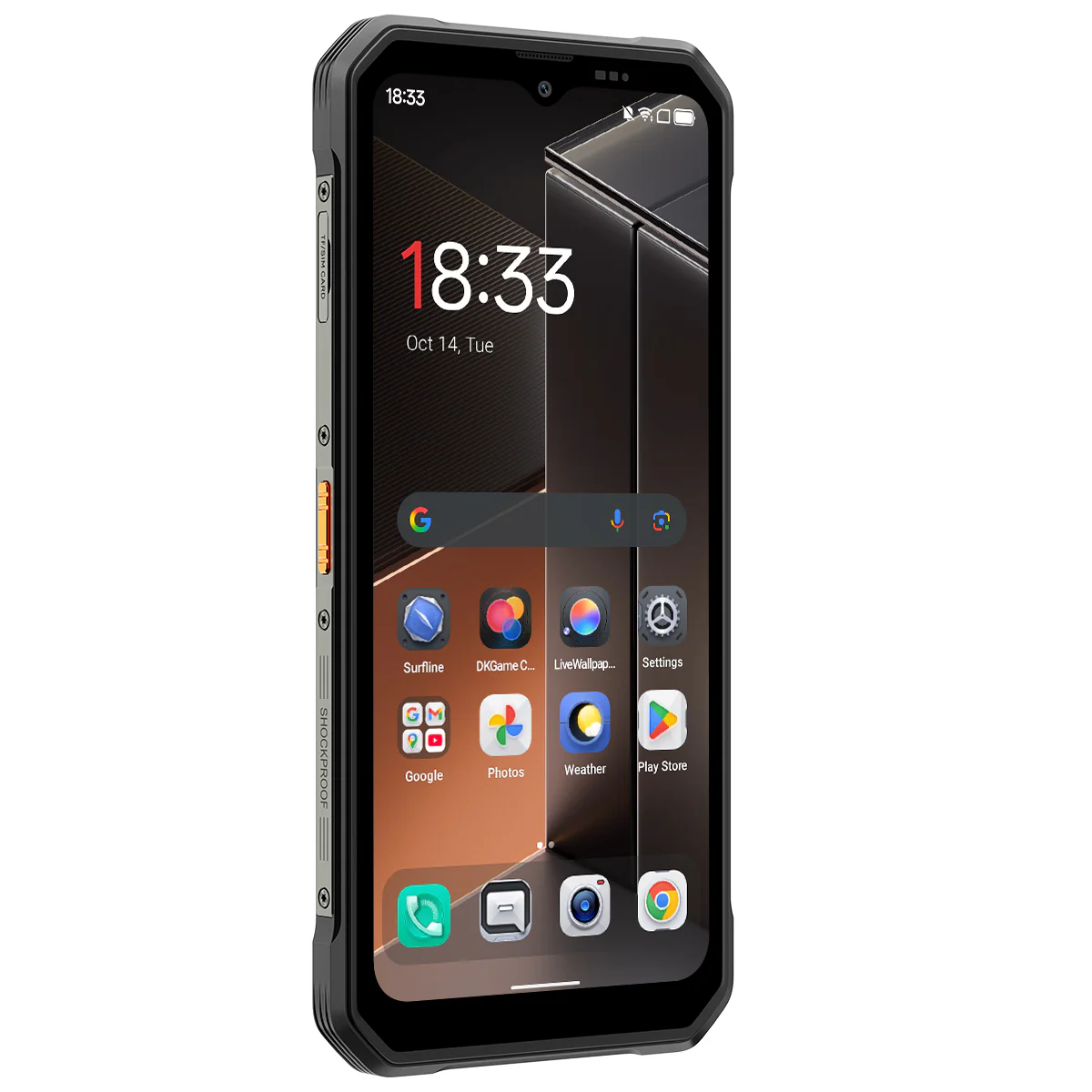 Blackview FORT 100 Ultradünnes 6,56-Zoll MediaTek Helio G81 Octa-Core 5000mAh 16MP+13MP Kamera 4G Robusttelefon - Image 12