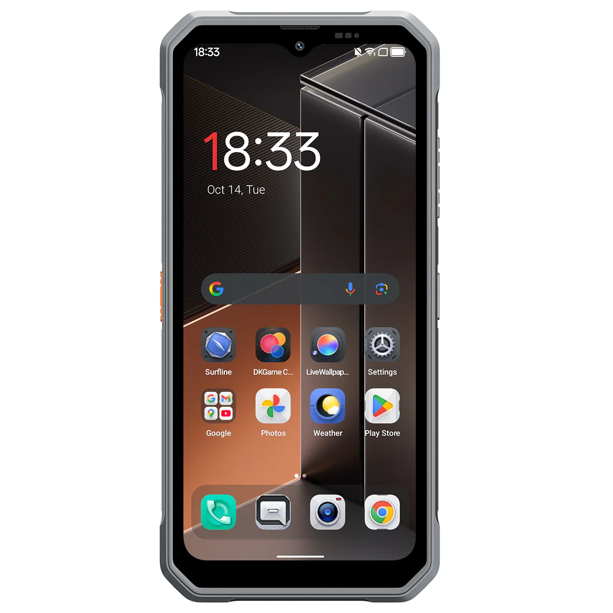 Blackview FORT 100 Ultradünnes 6,56-Zoll MediaTek Helio G81 Octa-Core 5000mAh 16MP+13MP Kamera 4G Robusttelefon - Image 3