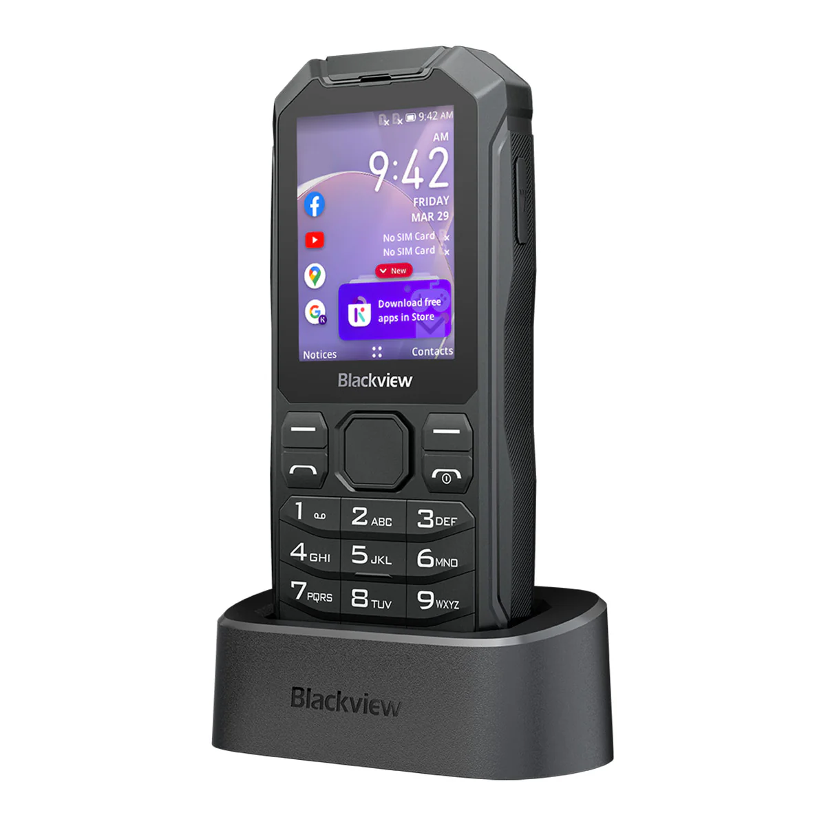 Blackview N1000 2,4-Zoll-Tastatur Abnehmbarer Akku Taschenlampe KaiOS 4G Mini Robustes Mobiltelefon - Image 7