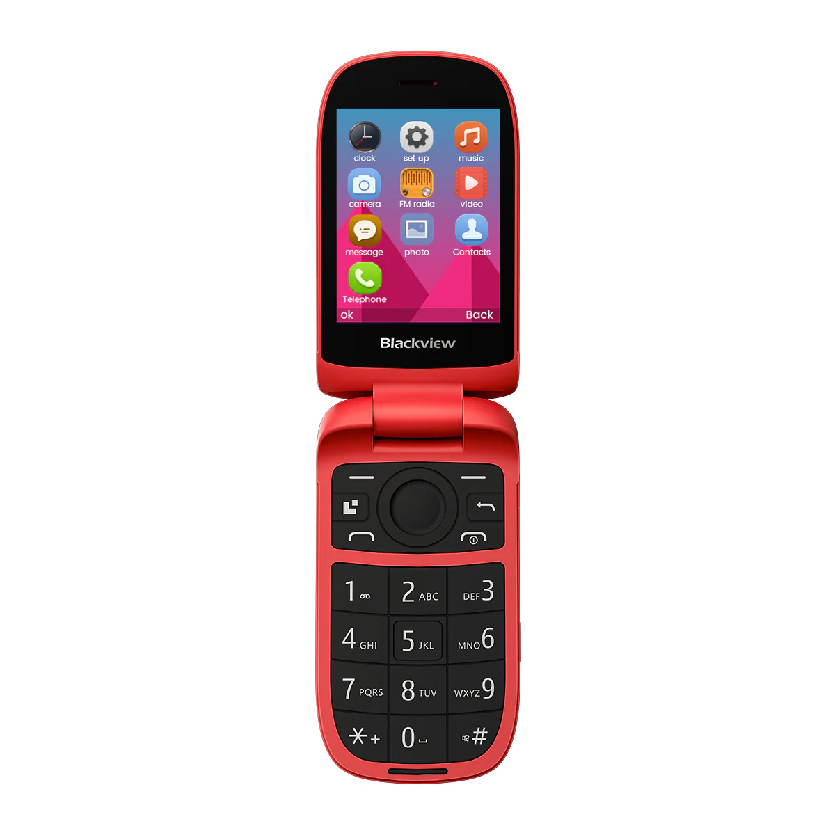 Blackview N2000 Flip 2,8"+1,77" Display Unisoc T107 1500mAh Dual-SIM 4G-Handy - Image 14