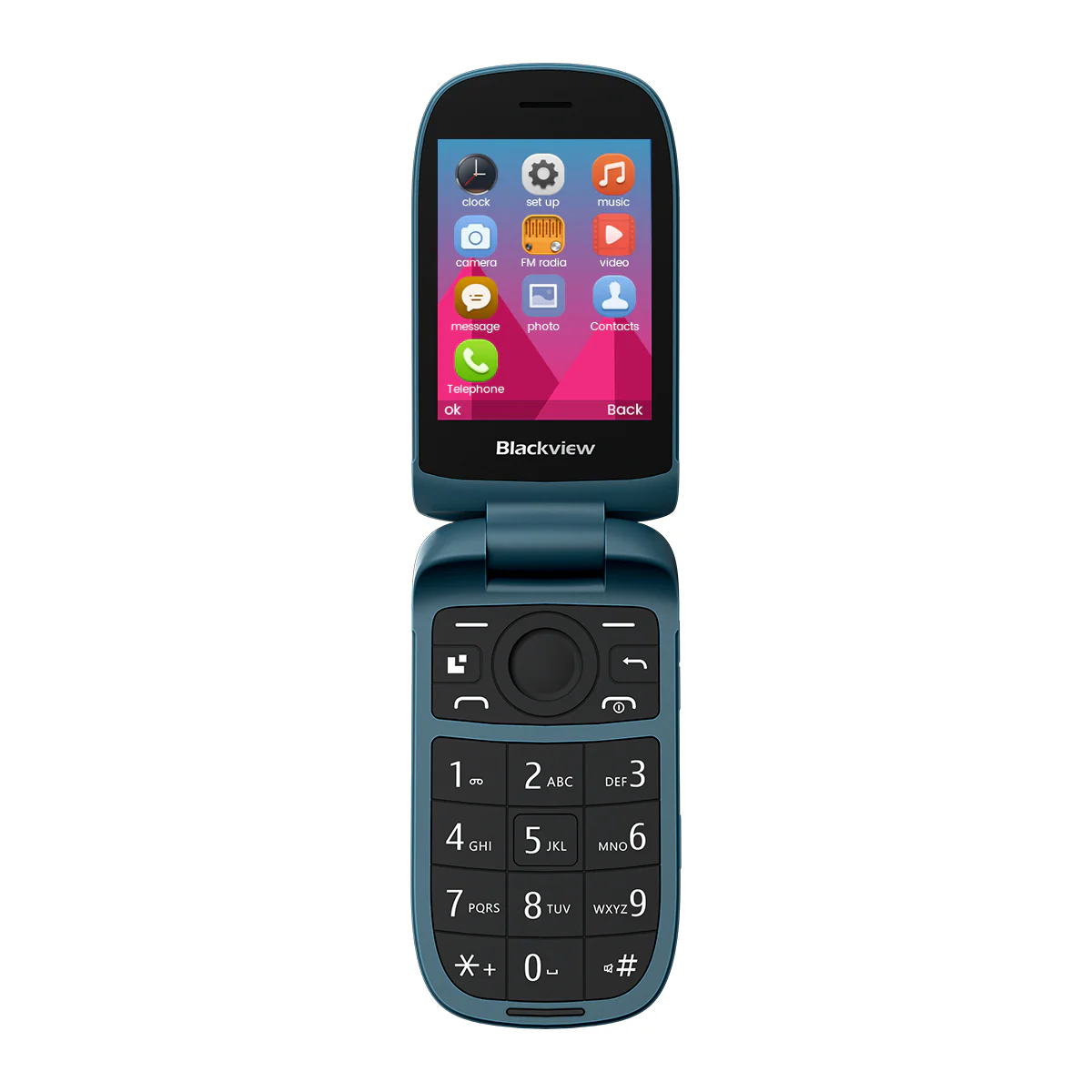 Blackview N2000 Flip 2,8"+1,77" Display Unisoc T107 1500mAh Dual-SIM 4G-Handy - Image 21