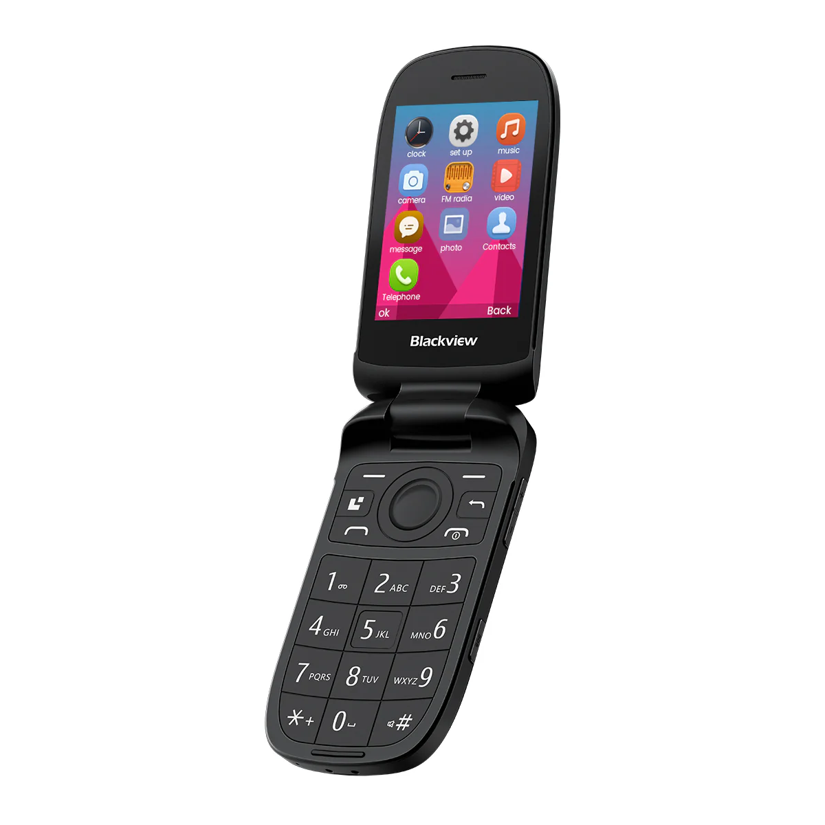 Blackview N2000 Flip 2,8"+1,77" Display Unisoc T107 1500mAh Dual-SIM 4G-Handy - Image 6