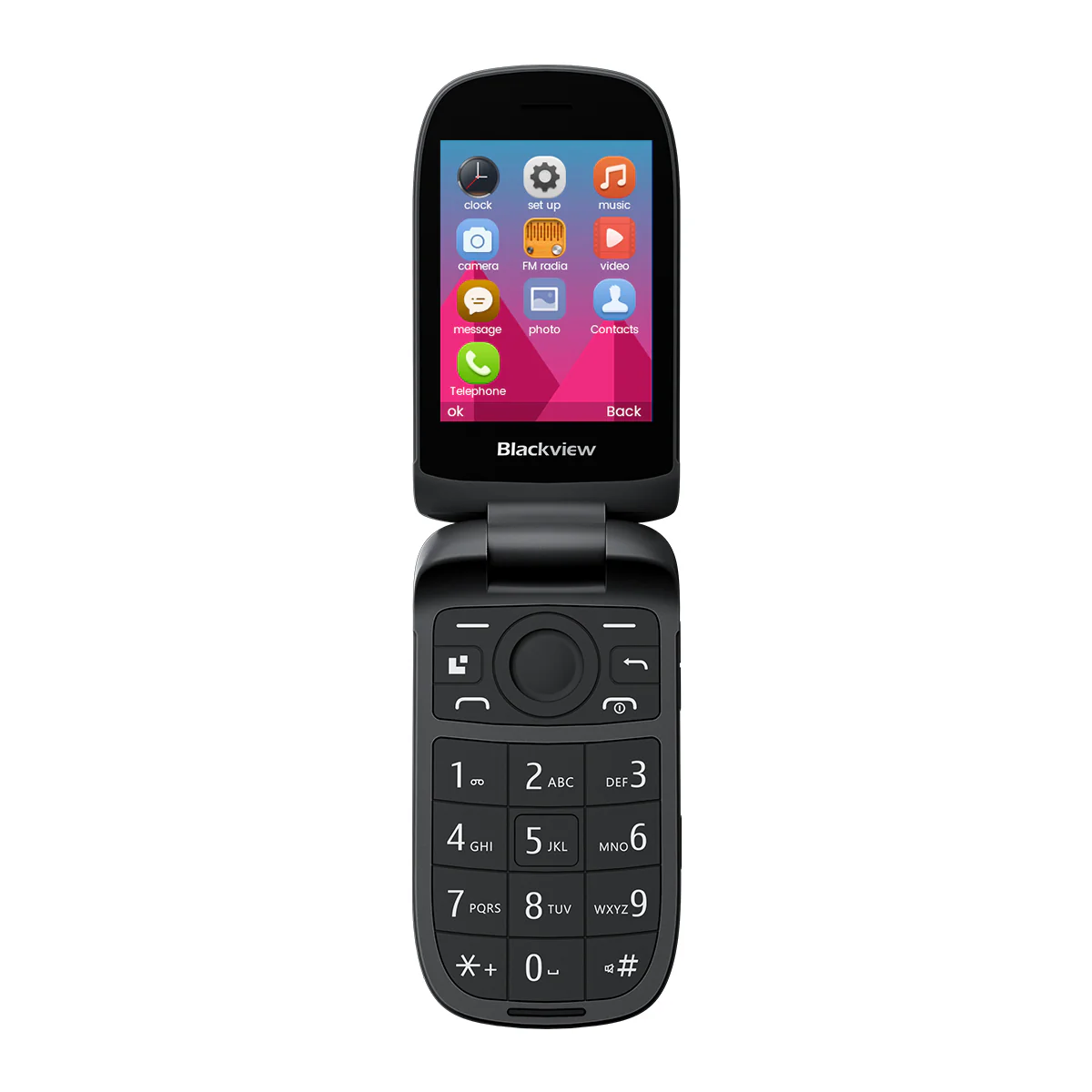 Blackview N2000 Flip 2,8"+1,77" Display Unisoc T107 1500mAh Dual-SIM 4G-Handy - Image 7
