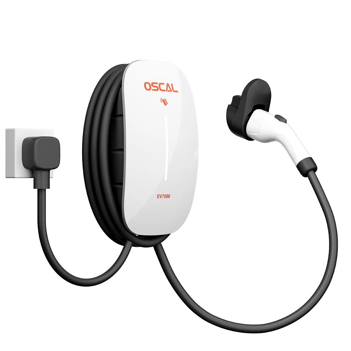 Oscal EV7000 7kW intelligentes, wandmontiertes EV-Ladegerät mit RFID-Kartenzugang und App-Steuerung - Image 3