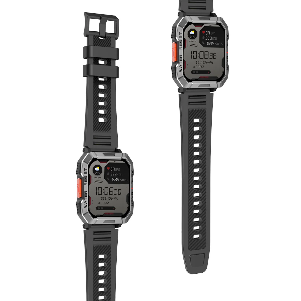 Oscal T1 2.01-Zoll 900mAh LED-Taschenlampe Kompass Outdoor Smartwatch - Image 6