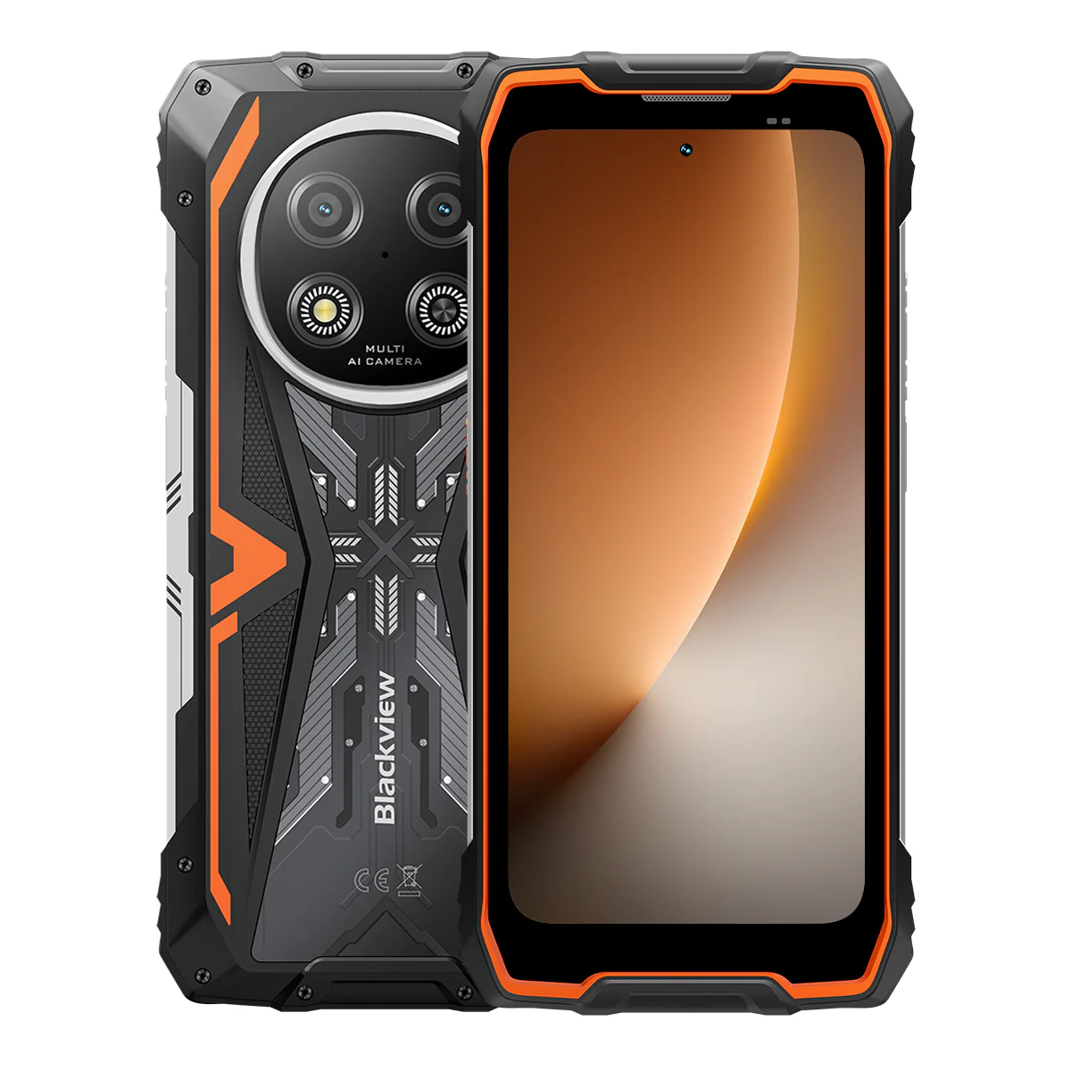 Blackview ROCK 2 6,67-Zoll 120Hz Display UNISOC T8100 5G 6nm Octa-Core 15000mAh 16MP+13MP KI-Kamera 5G Robust Handy