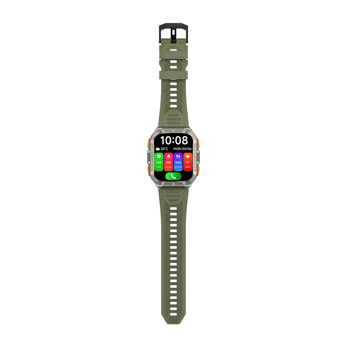 Blackview W80 Pro GPS 1,91-Zoll 900mAh Eingebaute LED-Taschenlampe Outdoor-Sport-Smartwatch - Image 11