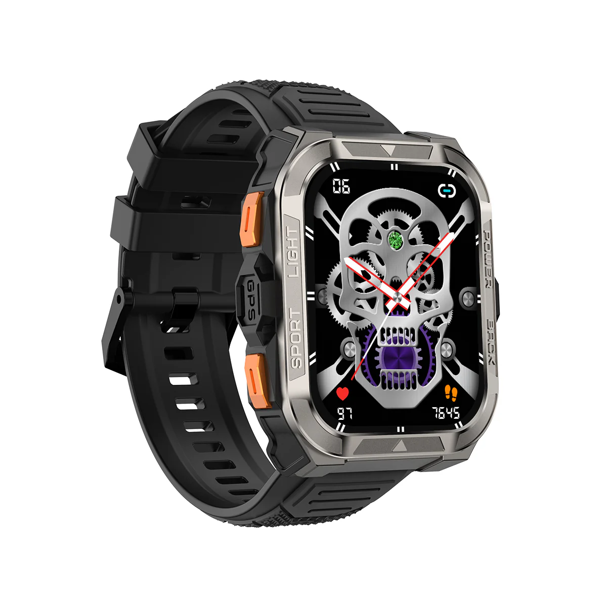 Blackview W80 Pro GPS 1,91-Zoll 900mAh Eingebaute LED-Taschenlampe Outdoor-Sport-Smartwatch - Image 5